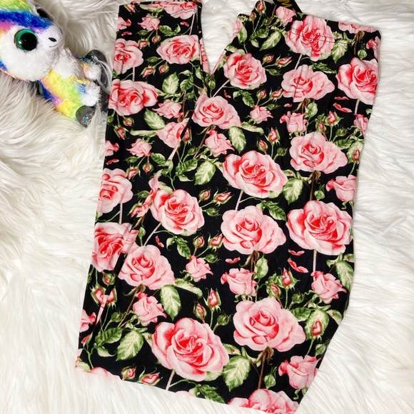Pink Roses 🌹 Leggings - Picture 1 of 2
